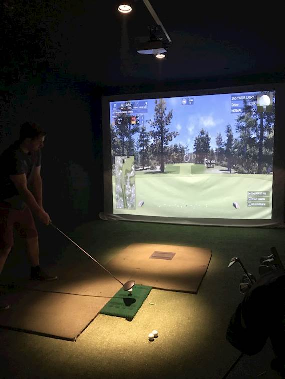 Building a home golf simulator