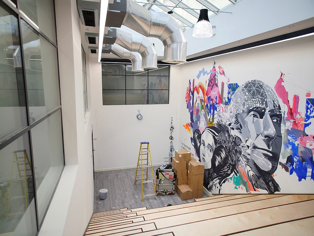 Optoma’s LED display illuminates atrium at Jisc HQ